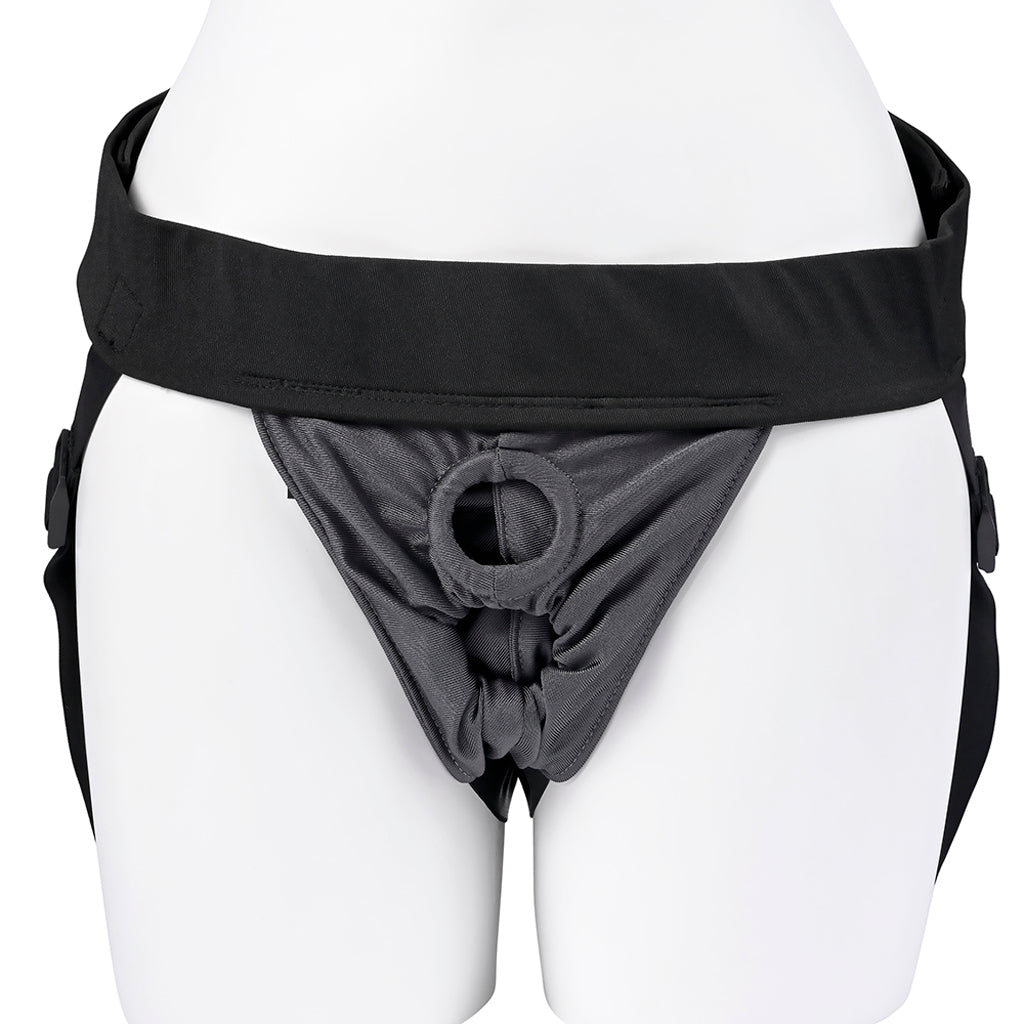 Gender X Double Rider Strap-On Harness Dildo Sex Toys > Strap-On and Harnesses