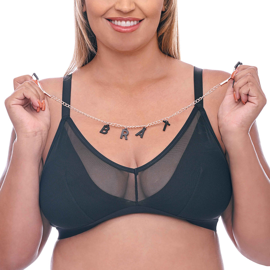 Sex & Mischief Brat Charmed Nipple Clamps Bondage and Fetish > Nipple Stimulators & Clamps