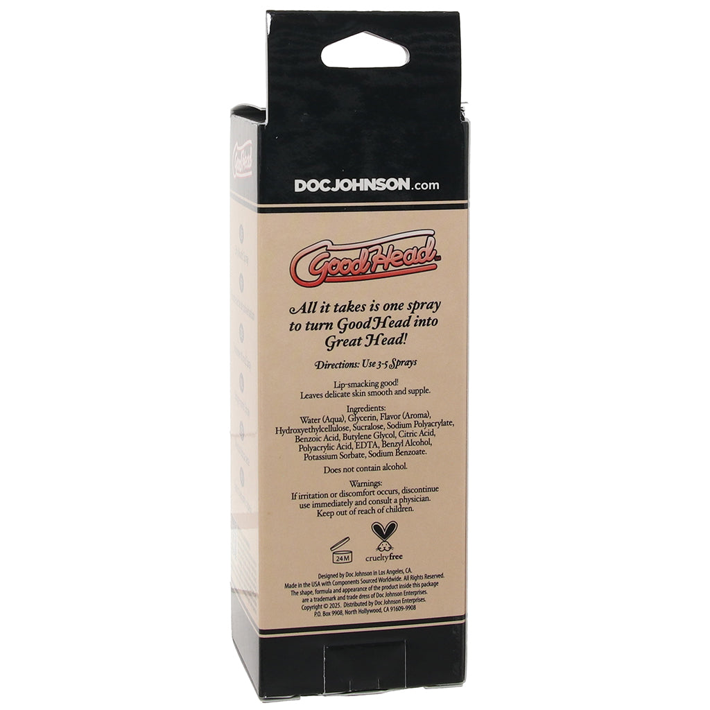 GoodHead Juicy Mouth Spray 2oz/59ml in Strawberries & Champ Lubes and Lotions > Flavored Sex Lubes
