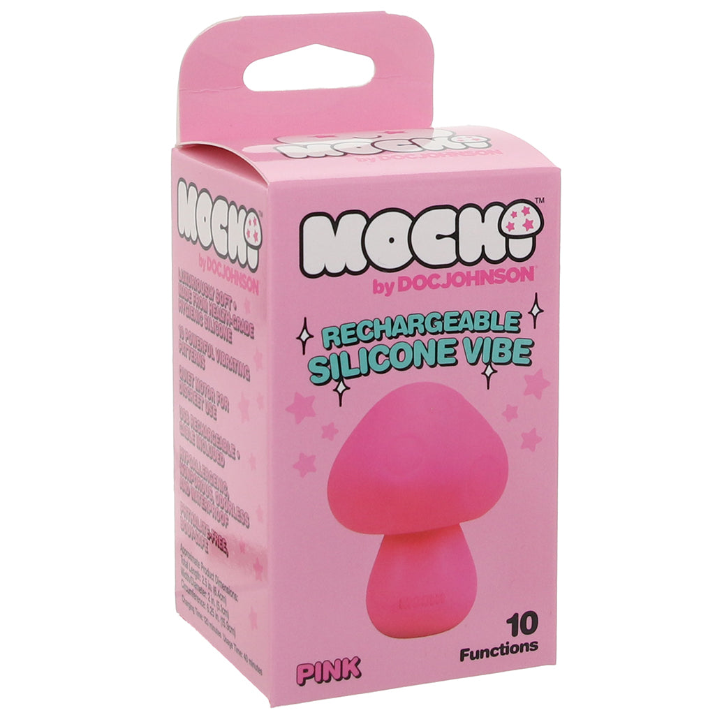Mochi Silicone Mushroom Mini Vibe in Pink Vibrators > Clitoral Stimulators