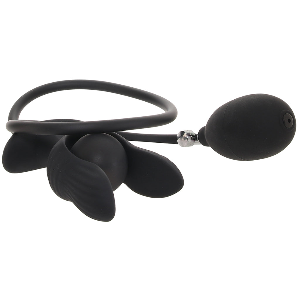 Master Series Dark Pearl Inflatable Vibrating Plug Anal Sex Toys > Butt Plugs