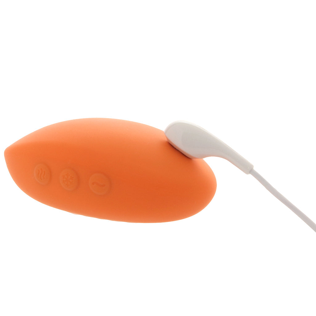 We-Vibe Temp Temperature Play Vibe in Tangerine Vibrators > Clitoral Stimulators