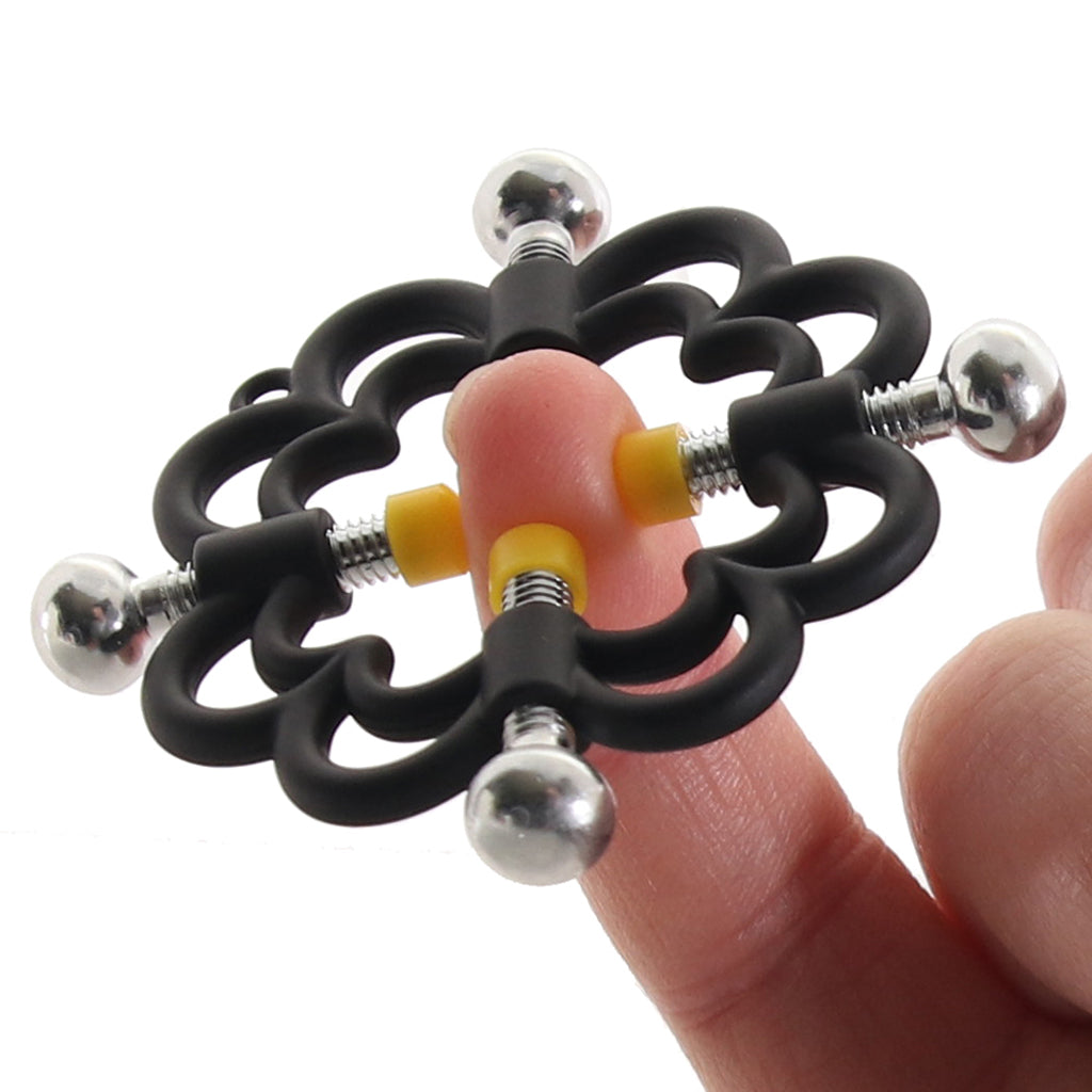 Boundless 4-Point Press Nipple Grips Bondage and Fetish > Nipple Stimulators & Clamps
