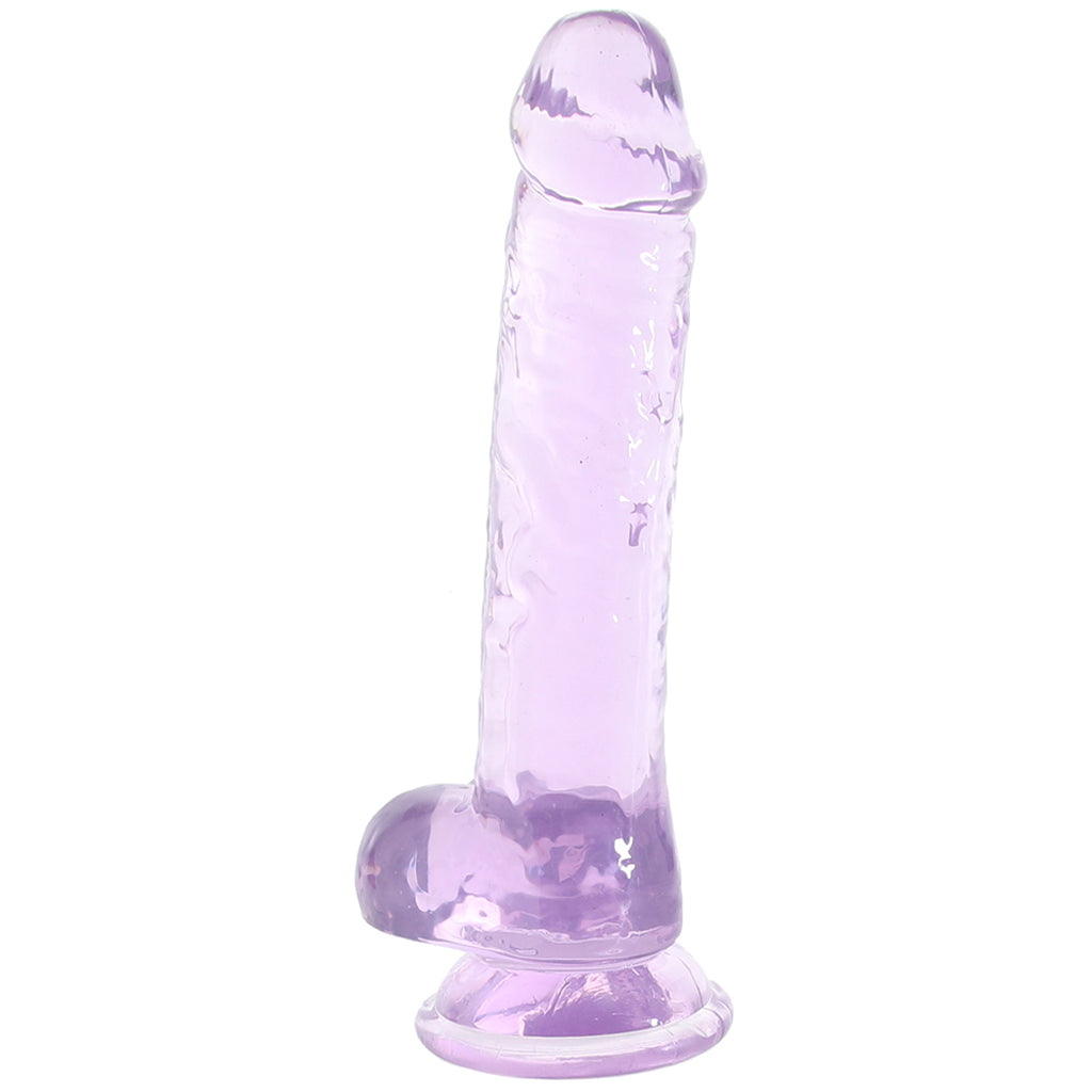 Naturally Yours 7 Inch Crystalline Dildo in Amethyst Dildo Sex Toys > Realistic Dildos