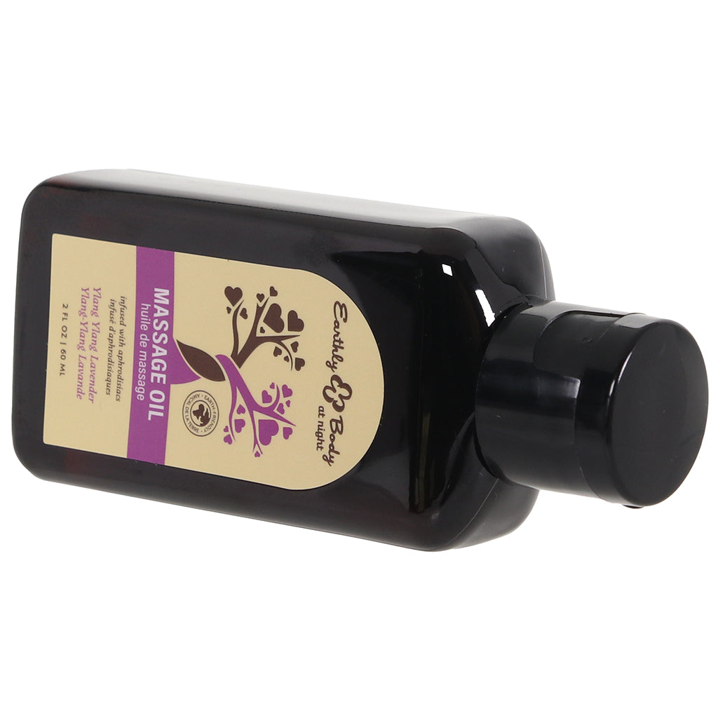 At Night Massage Oil 2oz/60ml in Ylang-Ylang Lavender Lubes and Lotions > Erotic Massage Oils