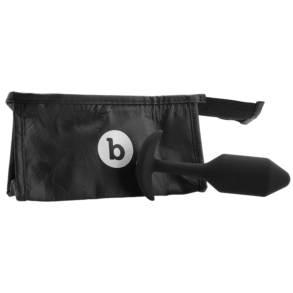 Vibrating Weighted Silicone Snug Plug in Medium Anal Sex Toys > Butt Plugs