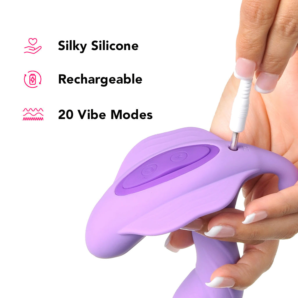 Fantasy For Her G-Spot Stimulate-Her Vibe in Purple Vibrators > G-Spot Vibrators