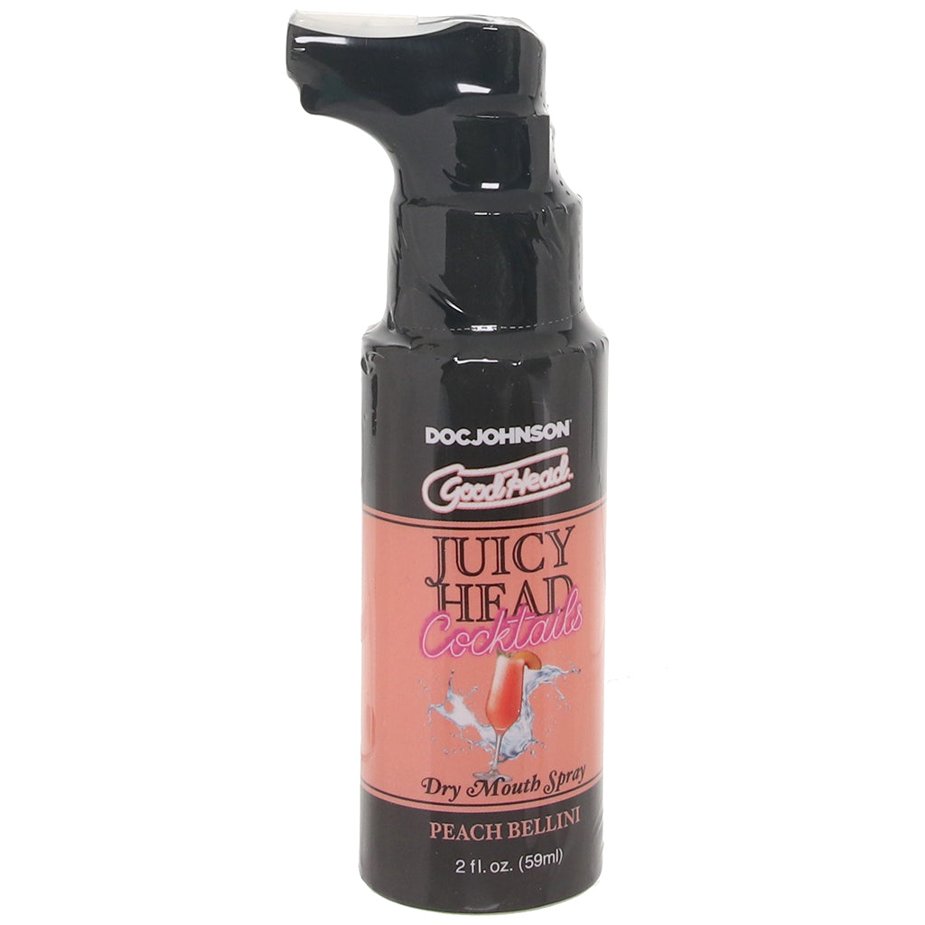 GoodHead Juicy Mouth Spray 2oz/59ml in Peach Bellini Lubes and Lotions > Flavored Sex Lubes