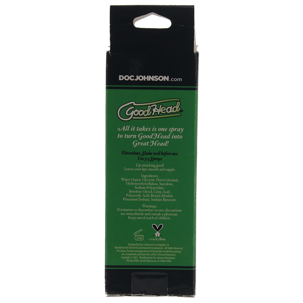 GoodHead Juicy Head Dry Mouth Spray 2oz in Watermelon Lubes and Lotions > Flavored Sex Lubes