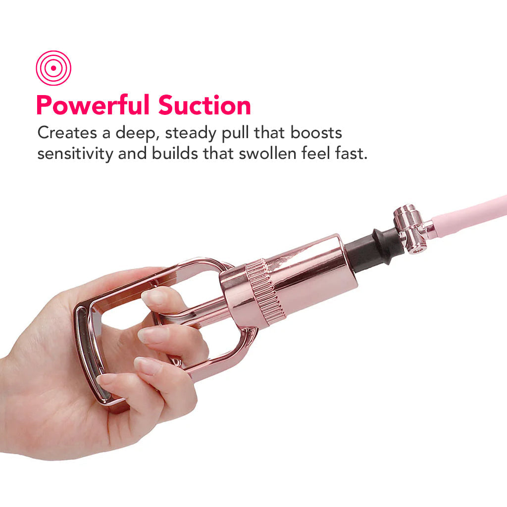 Pumped Rose Gold Pussy Pump Vibrators > Clitoral Suction & Stimulation