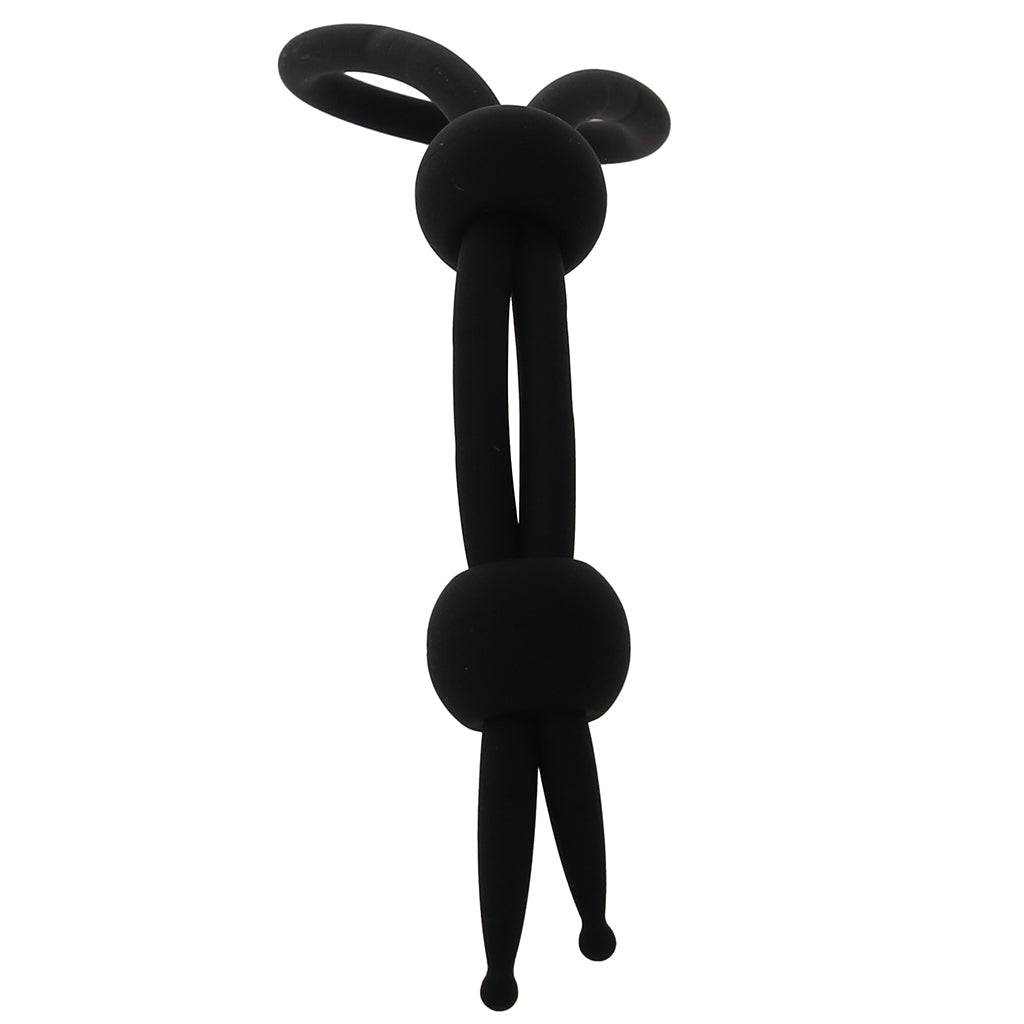 Alpha Dual Stamina Lasso in Black Cock Rings
