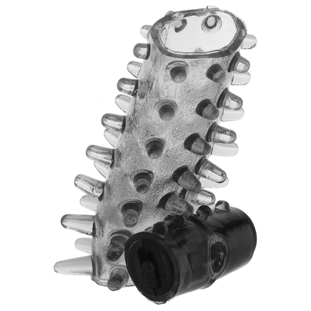 PinkCherry Vibrating Cock Sleeve in Smoke Cock Rings