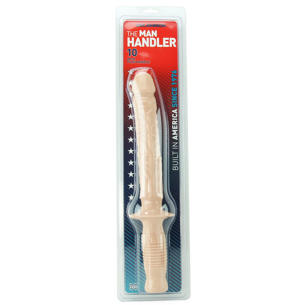 The Man Handler Dildo in White Dildo Sex Toys > Large Dildos