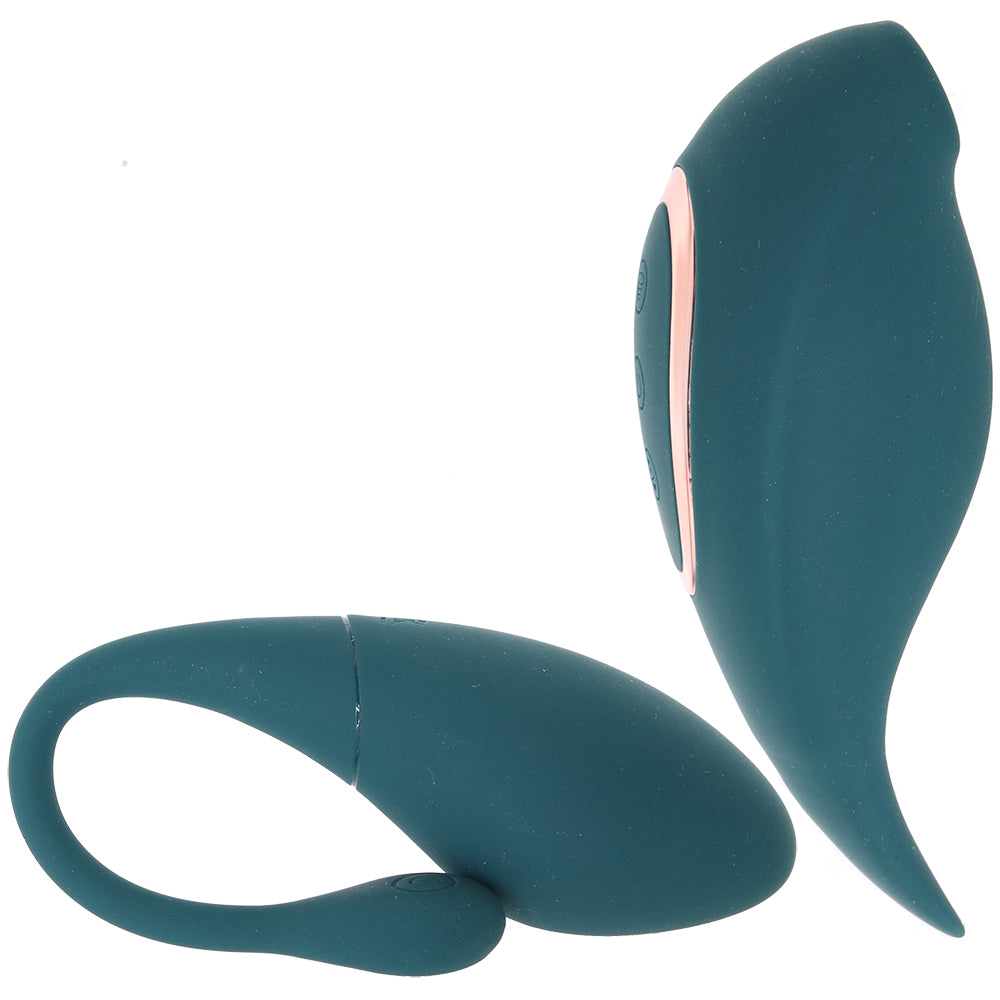 Twitch 2 Suction Stimulator and Egg Vibe Set in Green Vibrators > Clitoral Stimulators