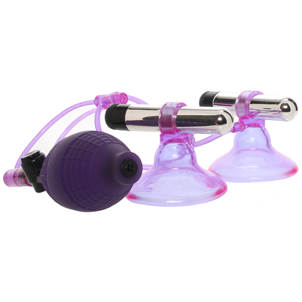 Vibrating Nipple Suckers with Quick Release Bondage and Fetish > Nipple Stimulators & Clamps