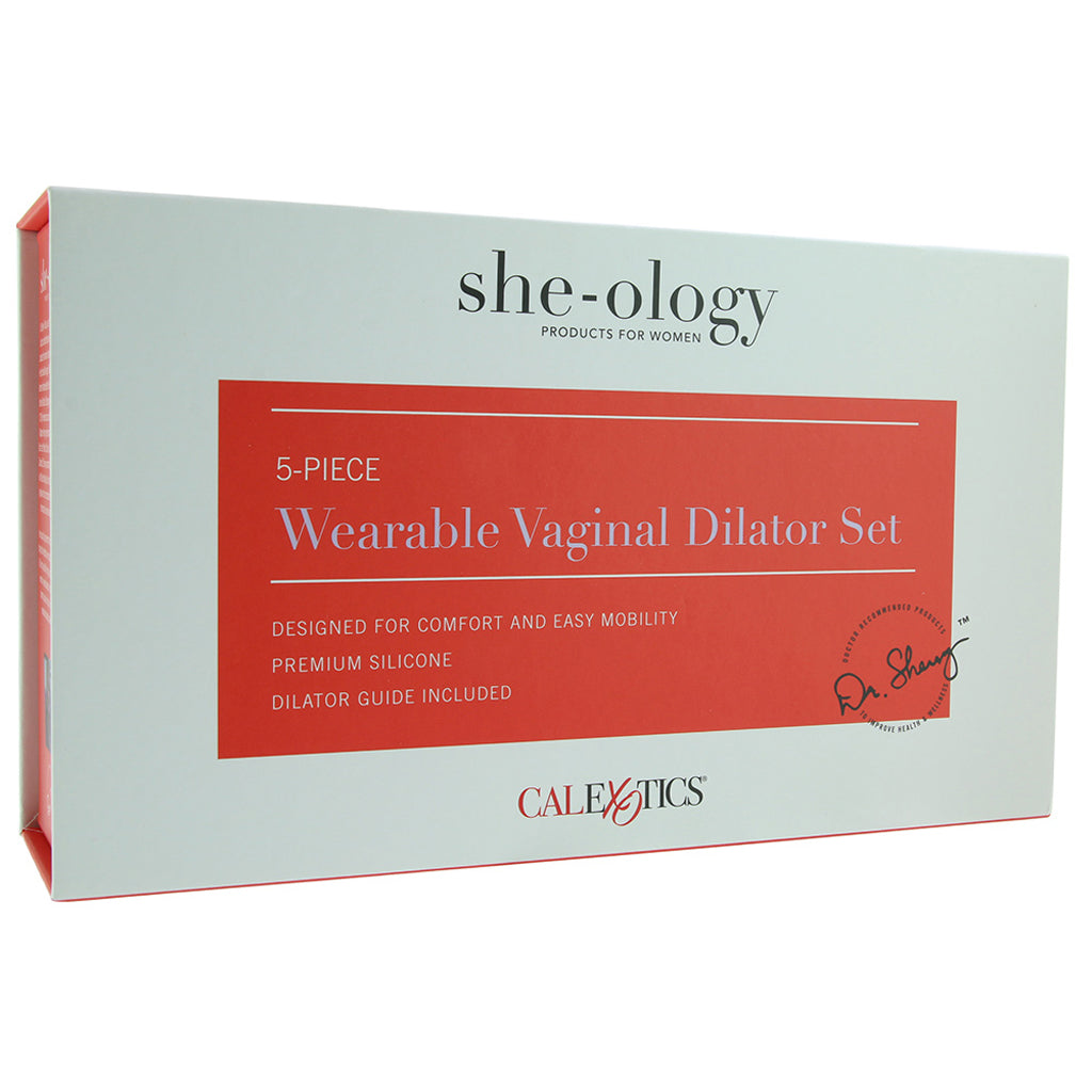 She-Ology 5 Piece Wearable Vaginal Dilator Set Kegel, Ben Wa and Pelvic Health Tools