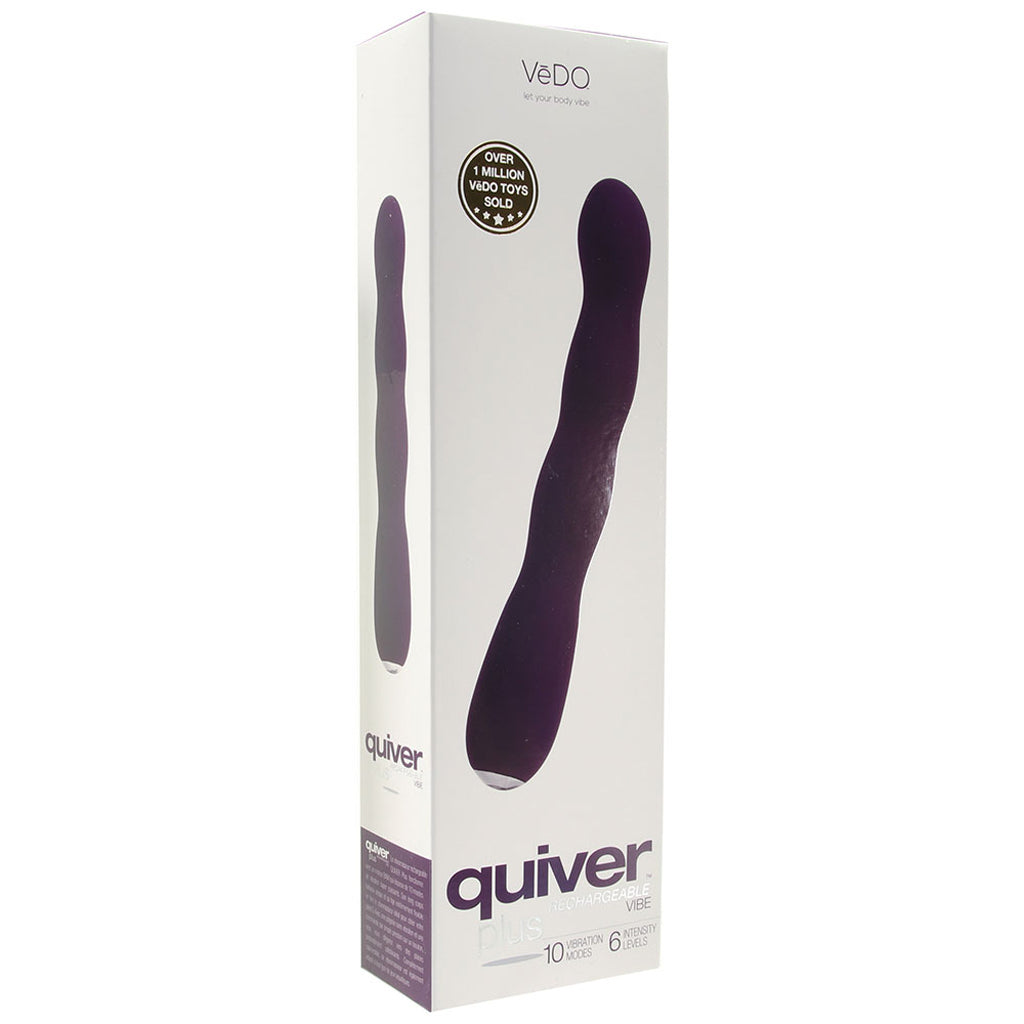 Quiver Plus Rechargeable Vibe in Deep Purple Vibrators > G-Spot Vibrators