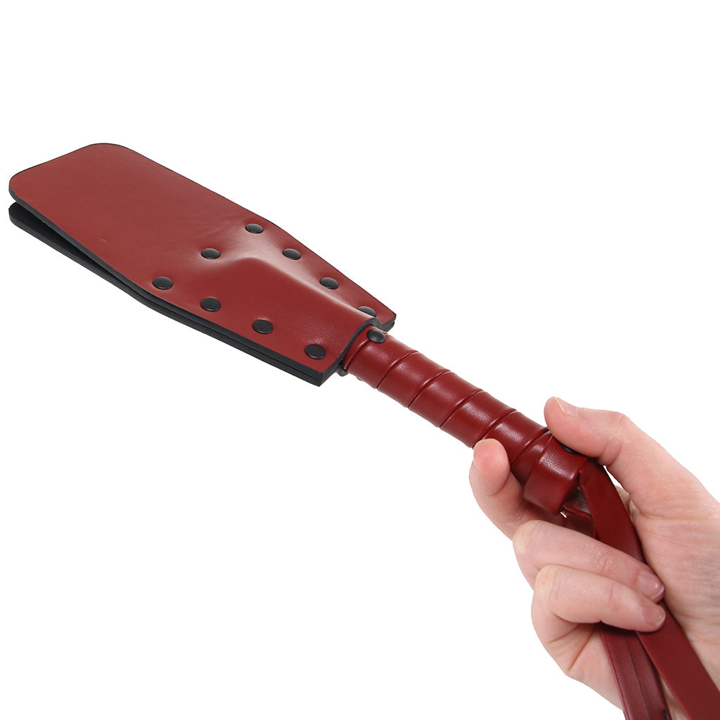 Saffron Studded Spanker Bondage and Fetish > Whips and Crops