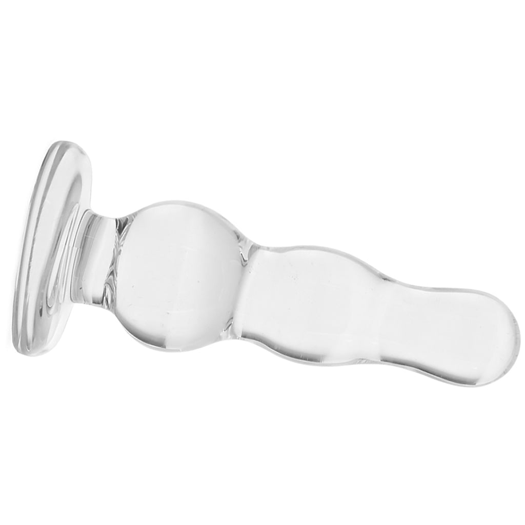 gläs 4 Inch Glass Butt Plug Anal Sex Toys > Butt Plugs