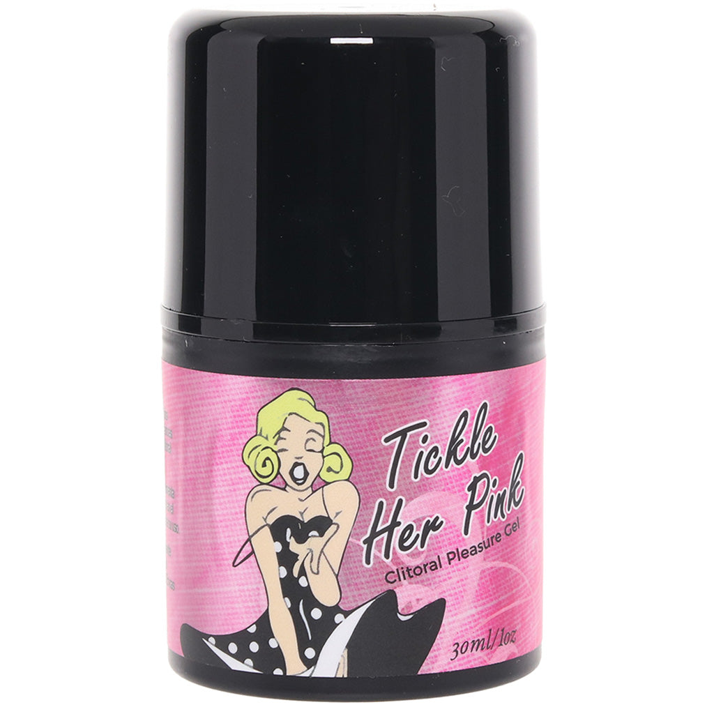 Tickle Her Pink Clitoral Pleasure Gel Pump in 1oz/30ml Lubes and Lotions > Sexual Stimulants
