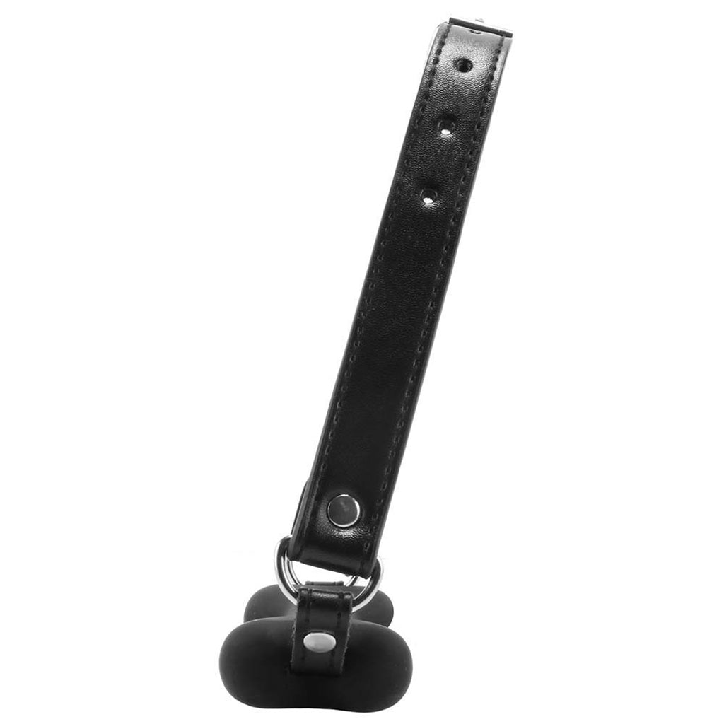 Ouch! Puppy Play Silicone Bone Gag Bondage and Fetish > Ball Gags & Mouth Restraints