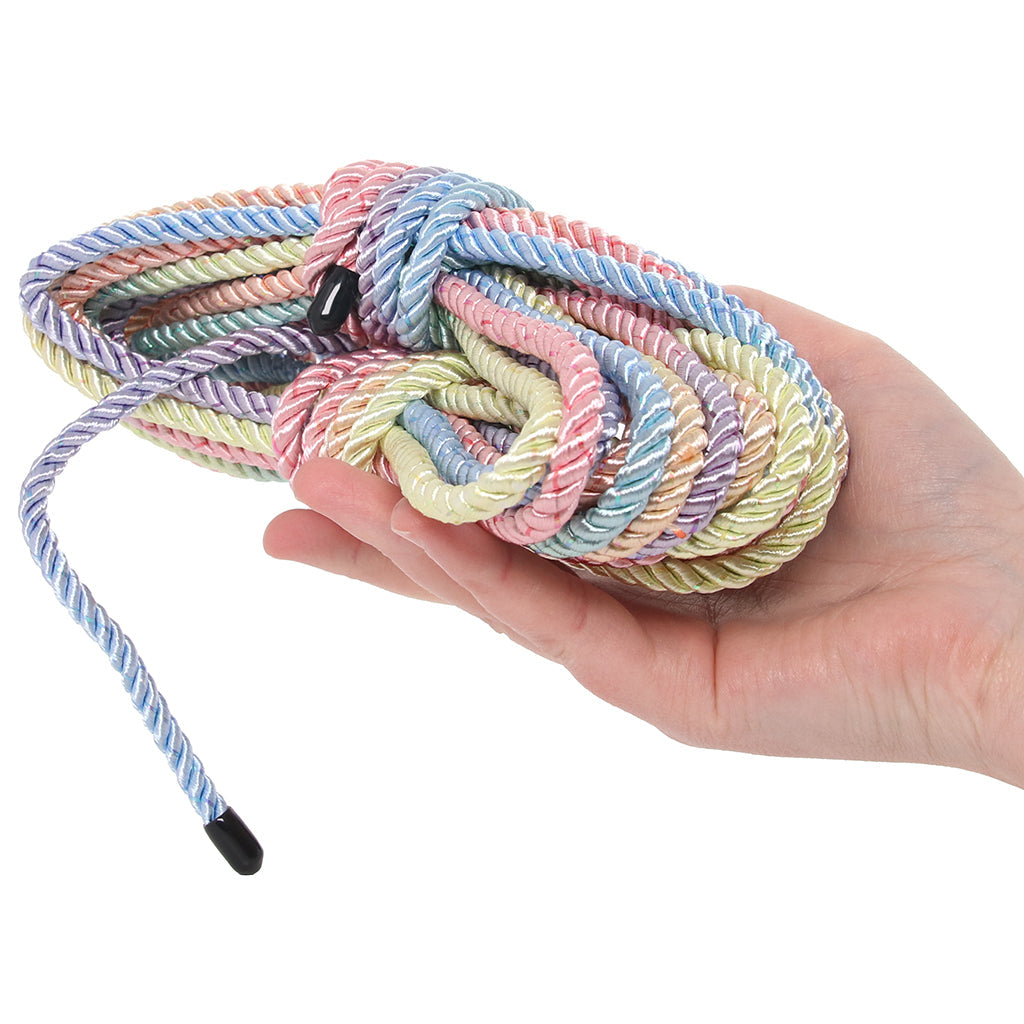 Ouch! 32.8'/10m Bondage Rope in Pastel Rainbow Bondage and Fetish > Restraints