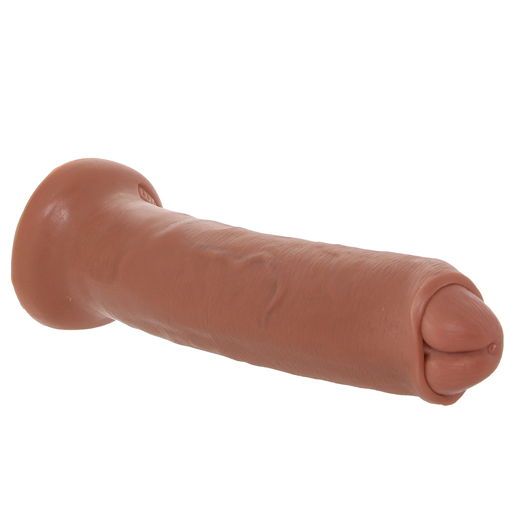 King Cock 7 Inch Slide-Skin Uncut Cock in Caramel Dildo Sex Toys > Realistic Dildos