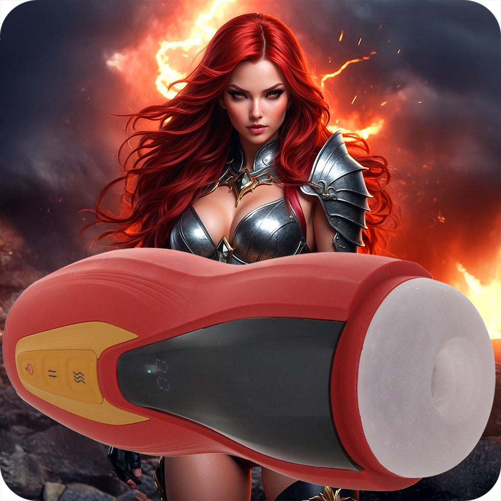 Masturs Solara Fire Sorceress AR Thrusting Stroker Male Masturbators > Auto Strokers