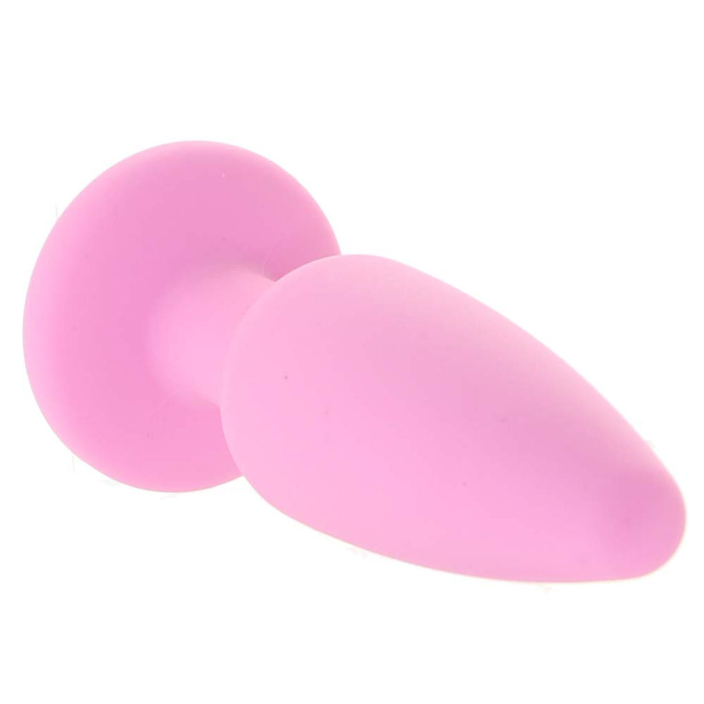 First Time Crystal Booty Anal Plug Set in Pink Anal Sex Toys > Butt Plugs