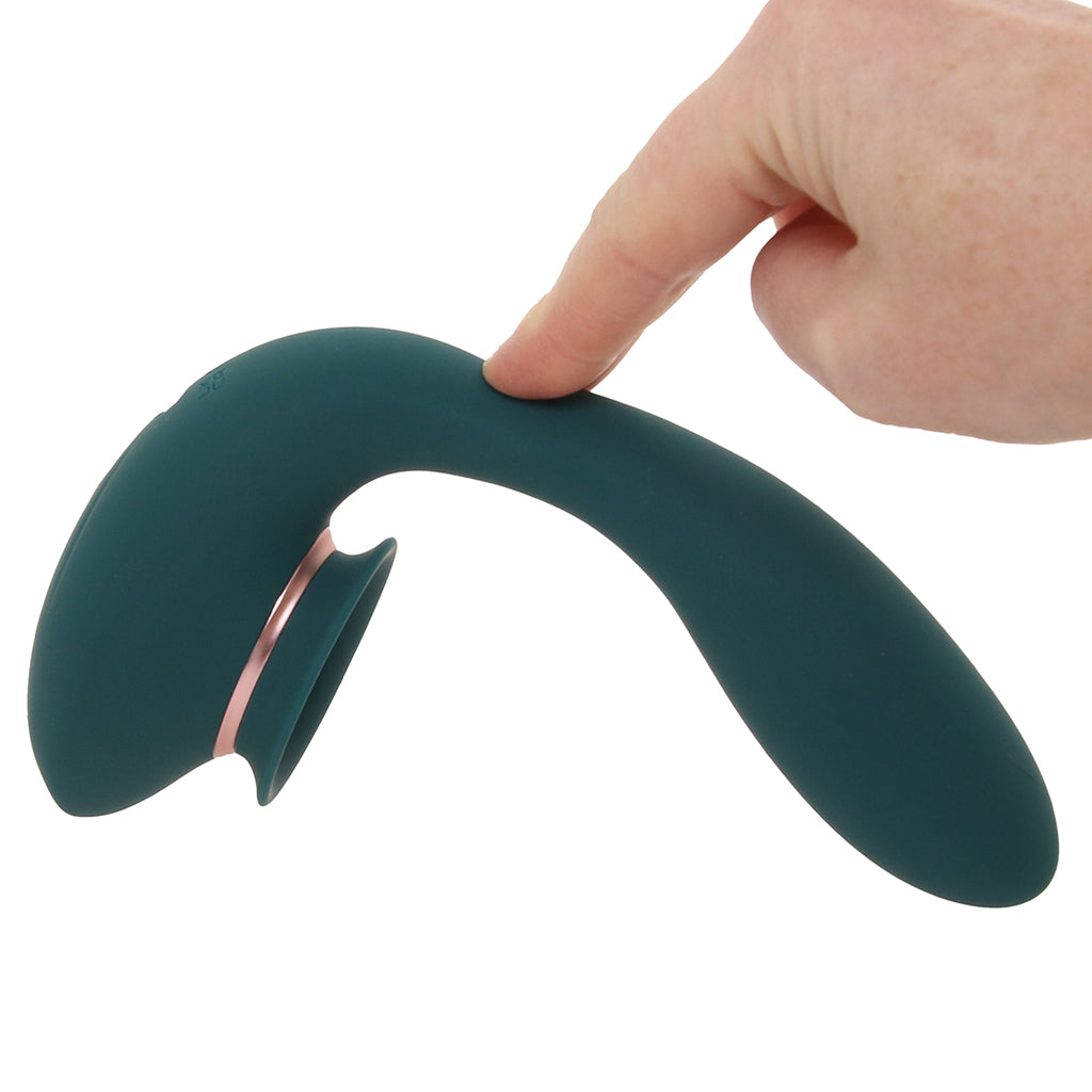 Twitch 3 Innovation G-Spot and Suction Vibe in Green Vibrators > G-Spot Vibrators