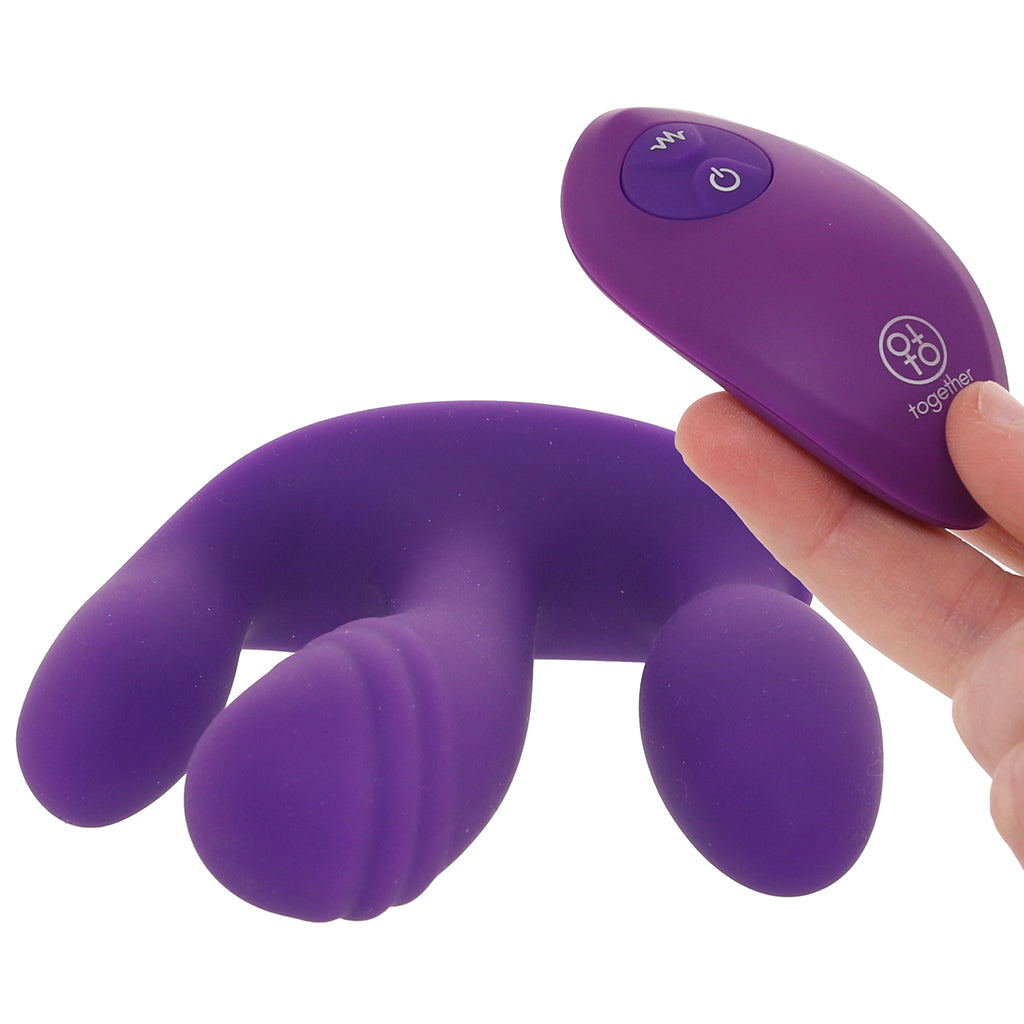 Together Blended Pleasure Triple Prong Vibe Vibrators > G-Spot Vibrators