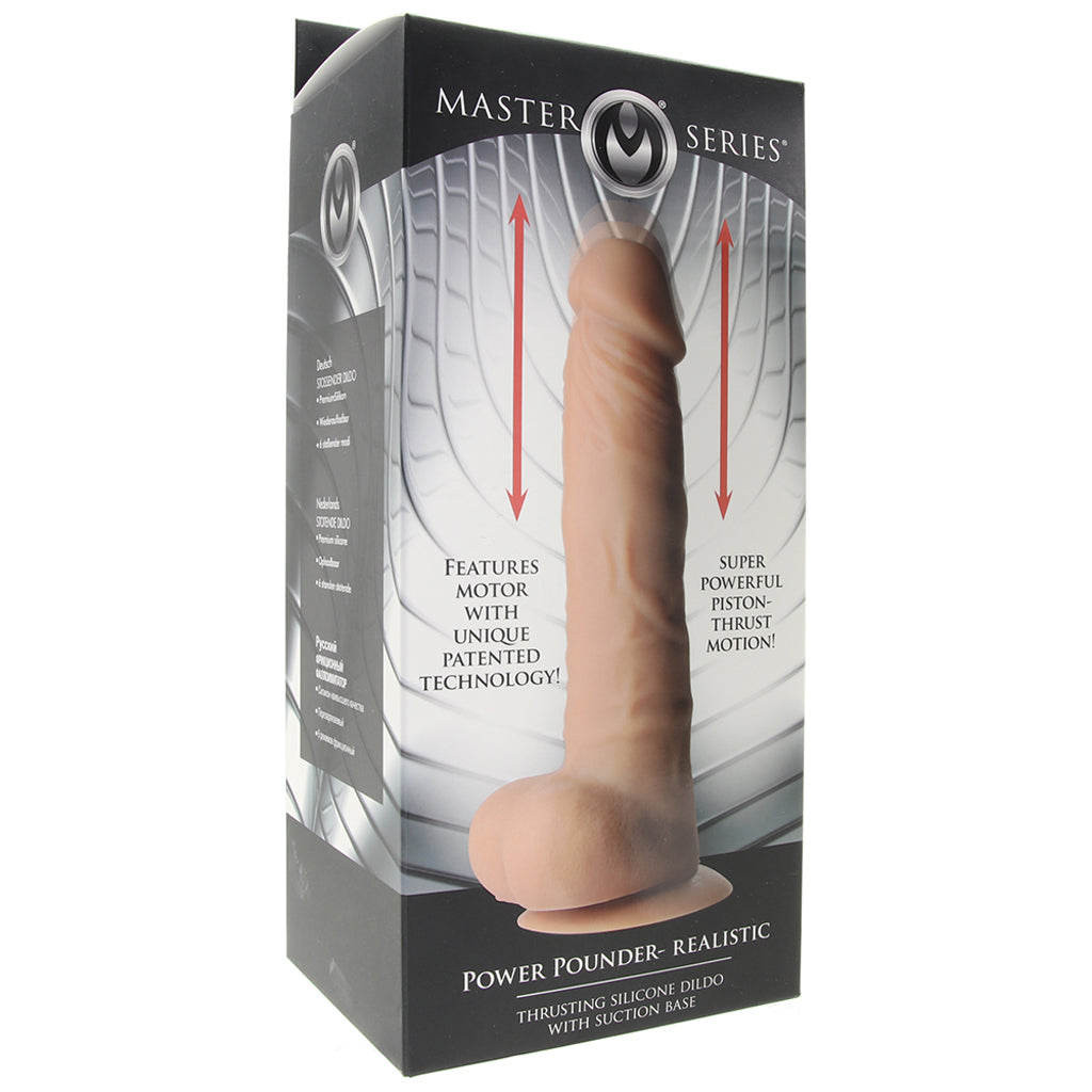 Master Series Power Pounder Thrusting Dildo Dildo Sex Toys > Realistic Dildos