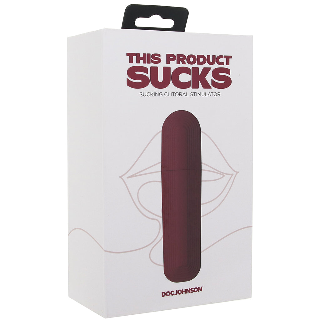 This Product Sucks Sucking Clitoral Stimulator in Burgundy Vibrators > Clitoral Suction & Stimulation