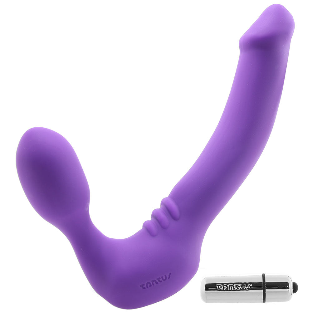 Strapless Original Double Vibrating Dildo in Violet Vibrators > Strap-On & Wearable