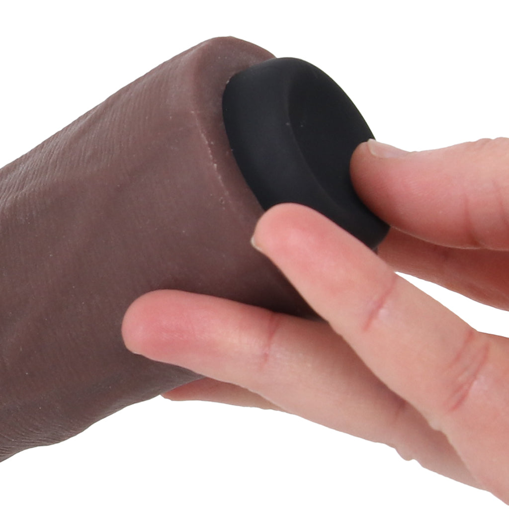 Jock Vibrating Realistic Penis Extender in Dark