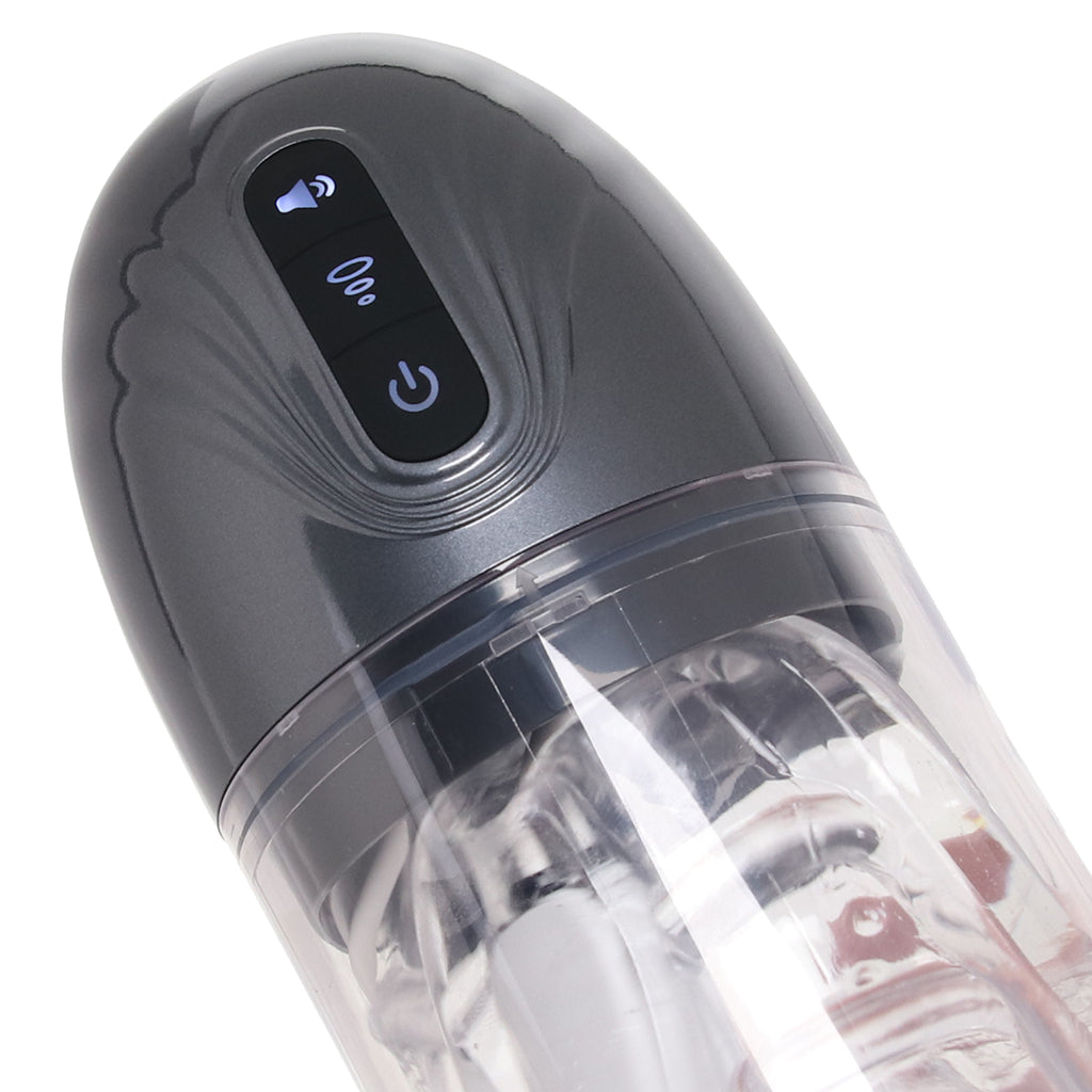 Pumped SonicPull Auto Stroker in Gunmetal Male Masturbators > Auto Strokers