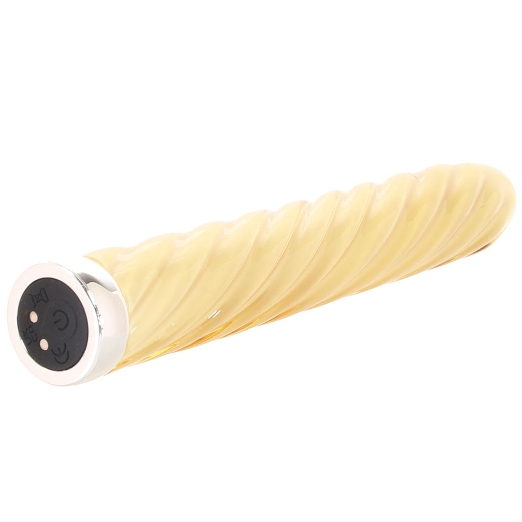 Playboy Pleasure Twist of Fate Glass Vibe Vibrators > Traditional Vibrators