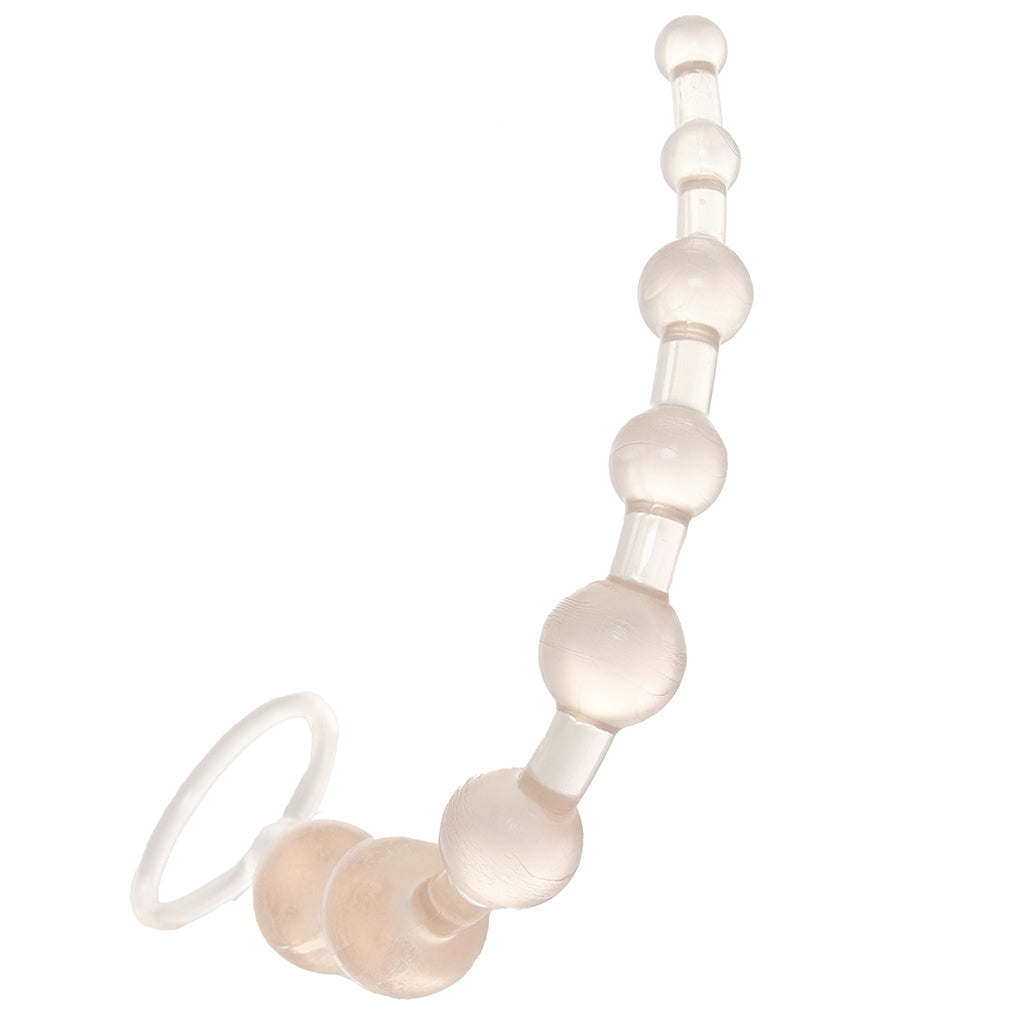 Shane's World Anal 101 Intro Beads in Clear Anal Sex Toys > Anal Beads