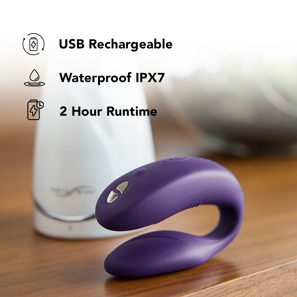 We-Vibe Sync 2 Couple's Vibe in Purple Vibrators > G-Spot Vibrators