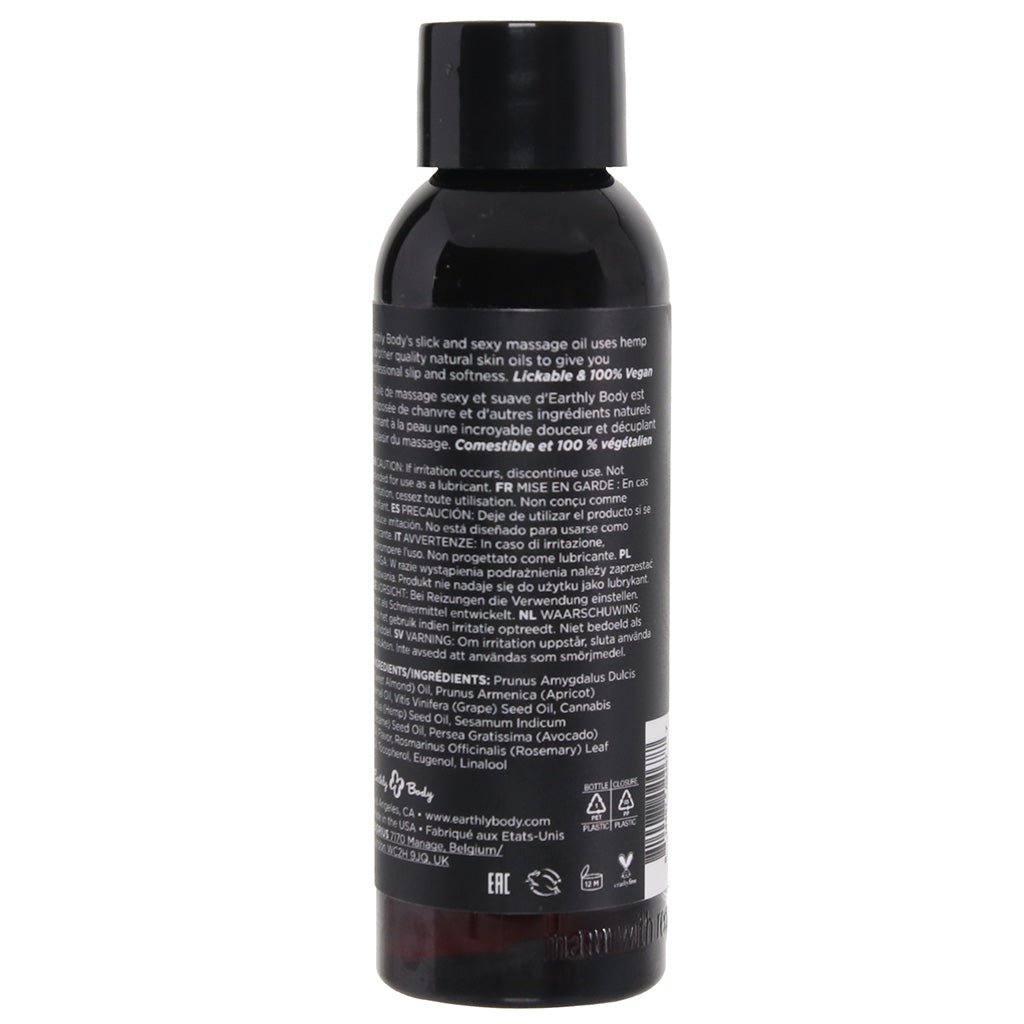 Edible Massage Oil 2oz/60ml in Gushing Grape Sensual Love > Massage