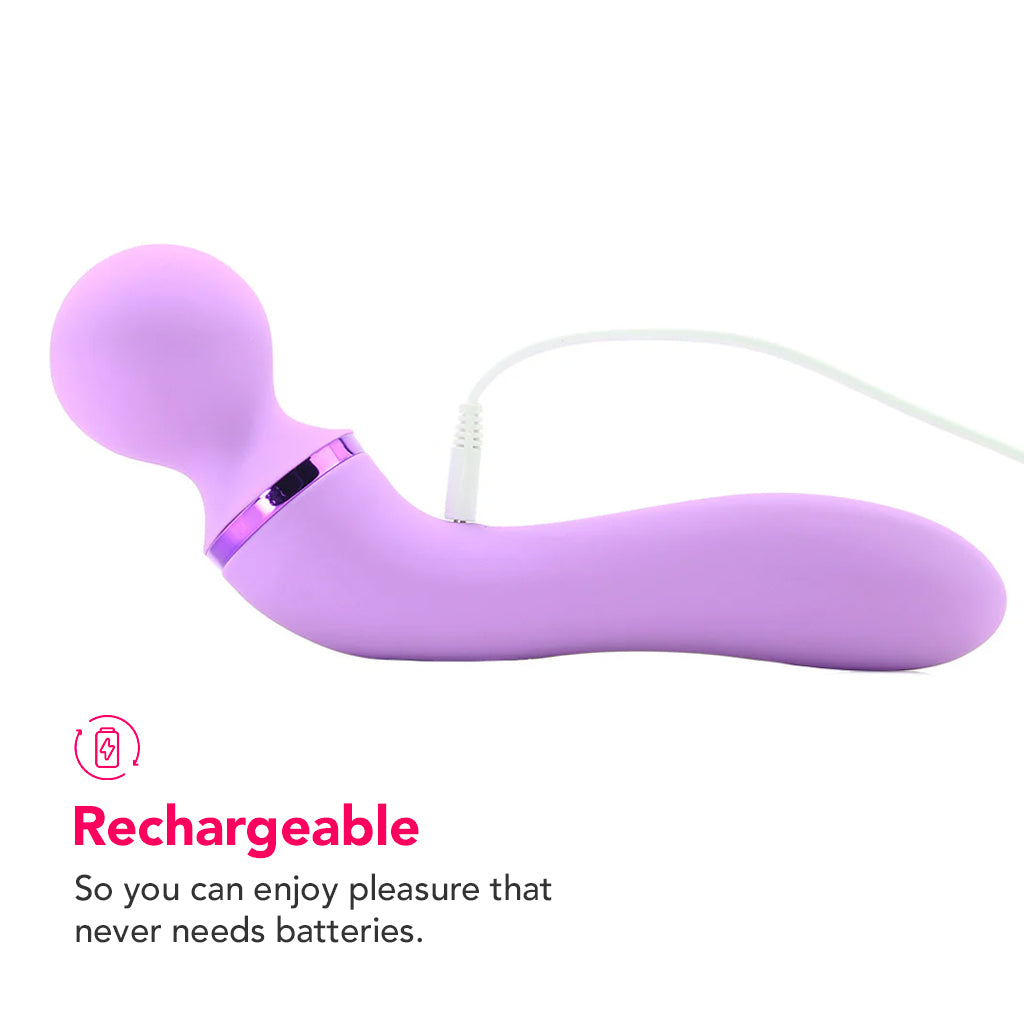 Fantasy For Her Duo Wand Massage-Her in Purple Vibrators > Wands