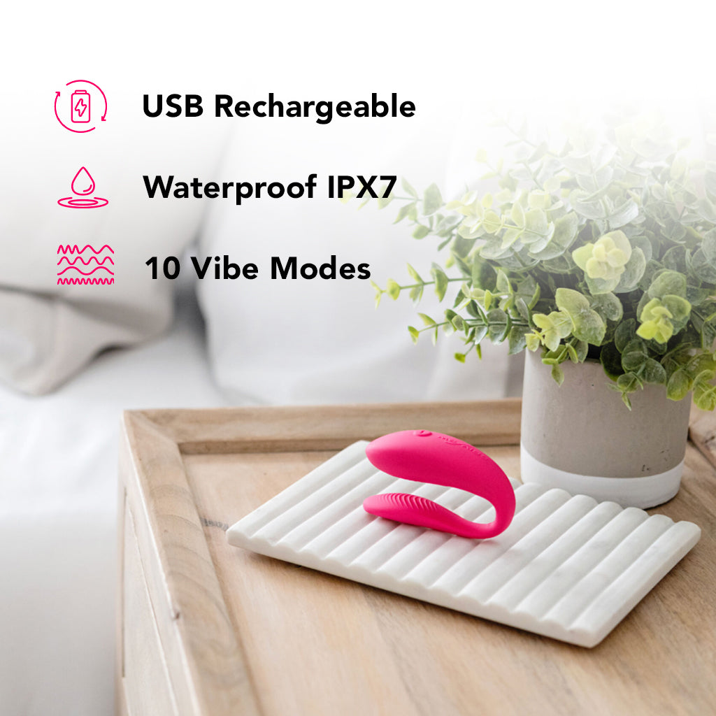 We-Vibe Sync Lite Couple's Vibe in Pink Vibrators > G-Spot Vibrators