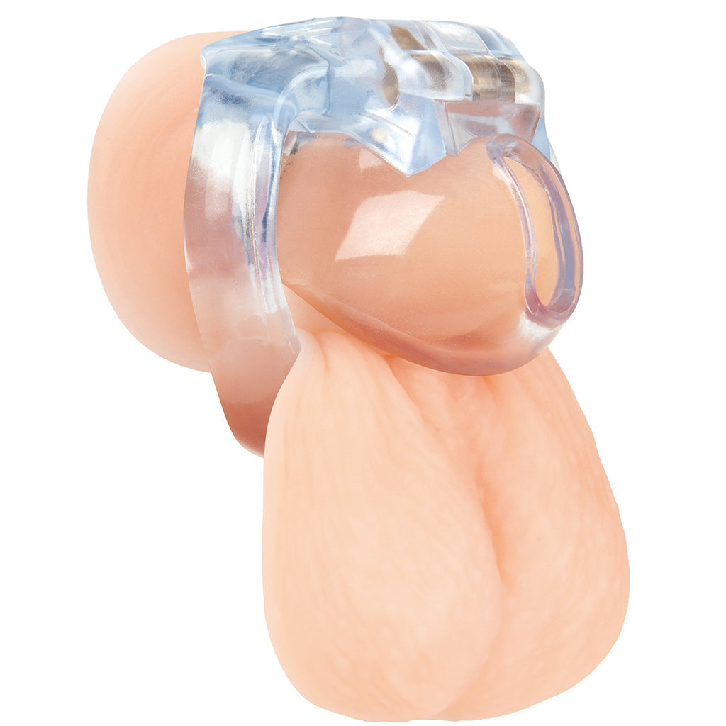 Blueline Small Dick Acrylic Mini Chastity Cage Bondage and Fetish > Cock and Ball Devices