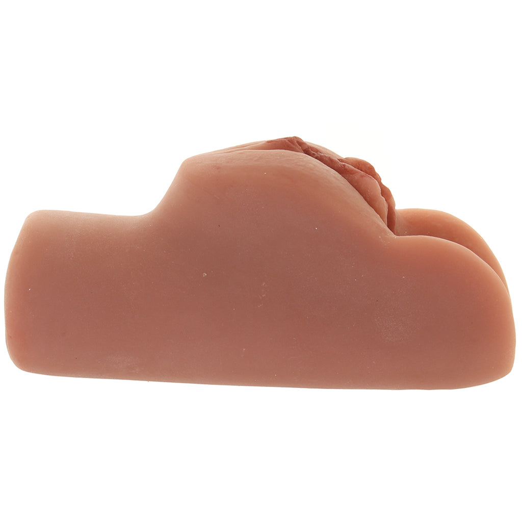 PDX Plus Perfect Pussy Double Stroker in Tan Male Masturbators > Pocket Strokers