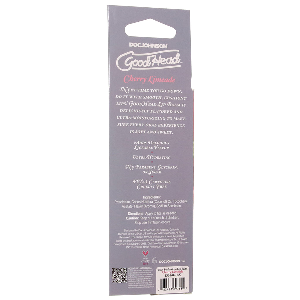GoodHead Pout Perfection Lip Balm in Cherry Limeade Sensual Love > Personal Care