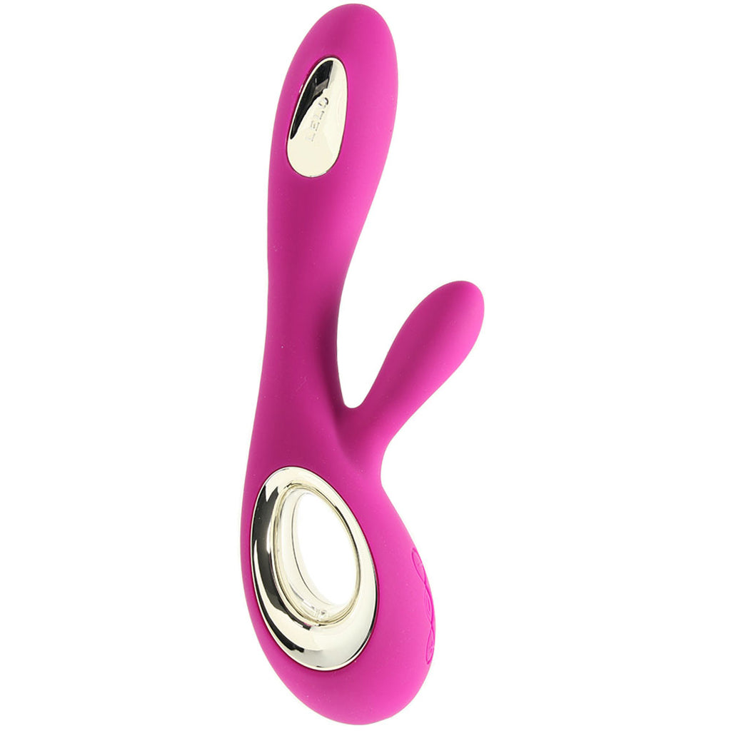 SORAYA Wave G-Spot and Clitoral Vibrator in Deep Rose Vibrators > Rabbit Vibrators