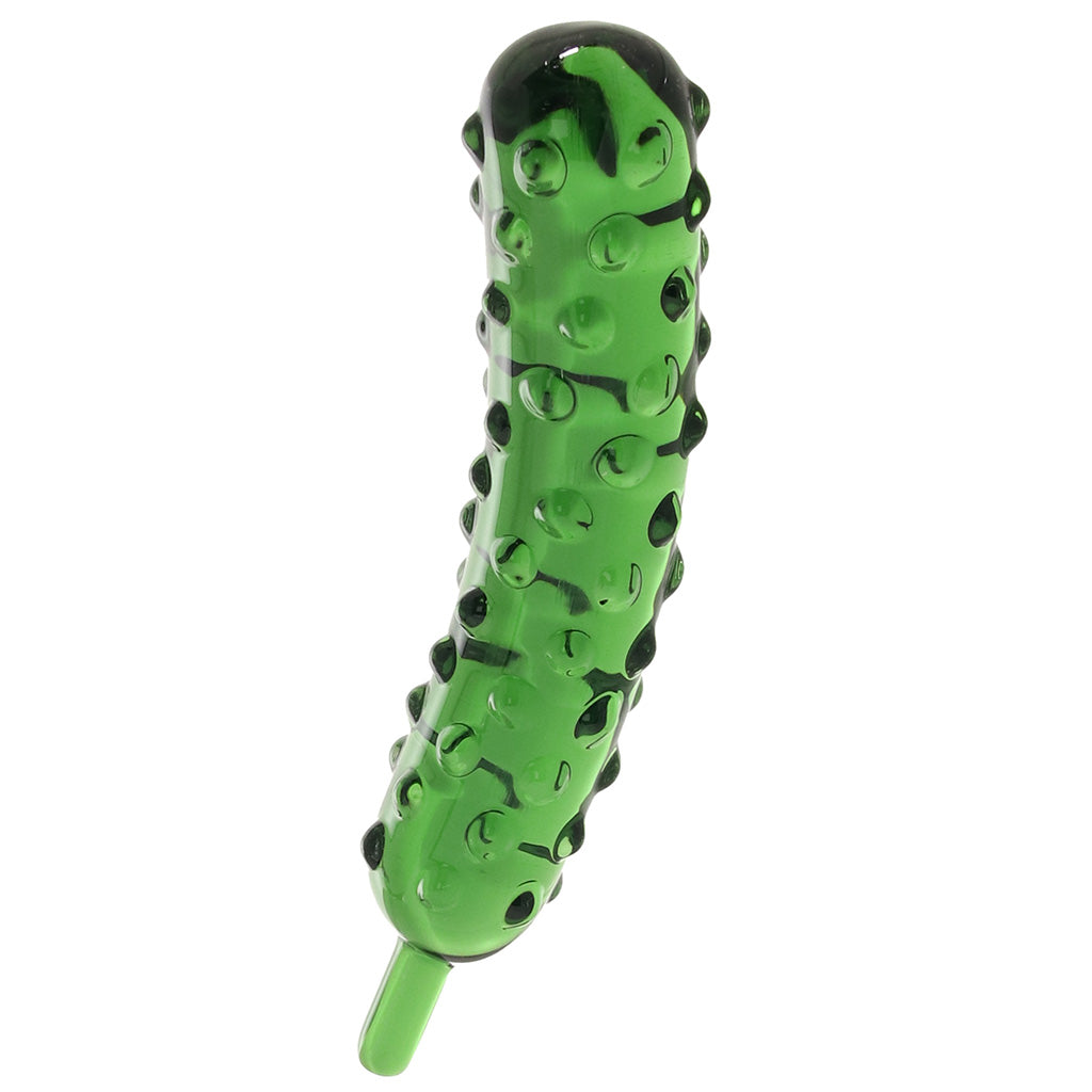 gläs Caressing Cucumber Glass Dildo Dildo Sex Toys > G-Spot Dildos