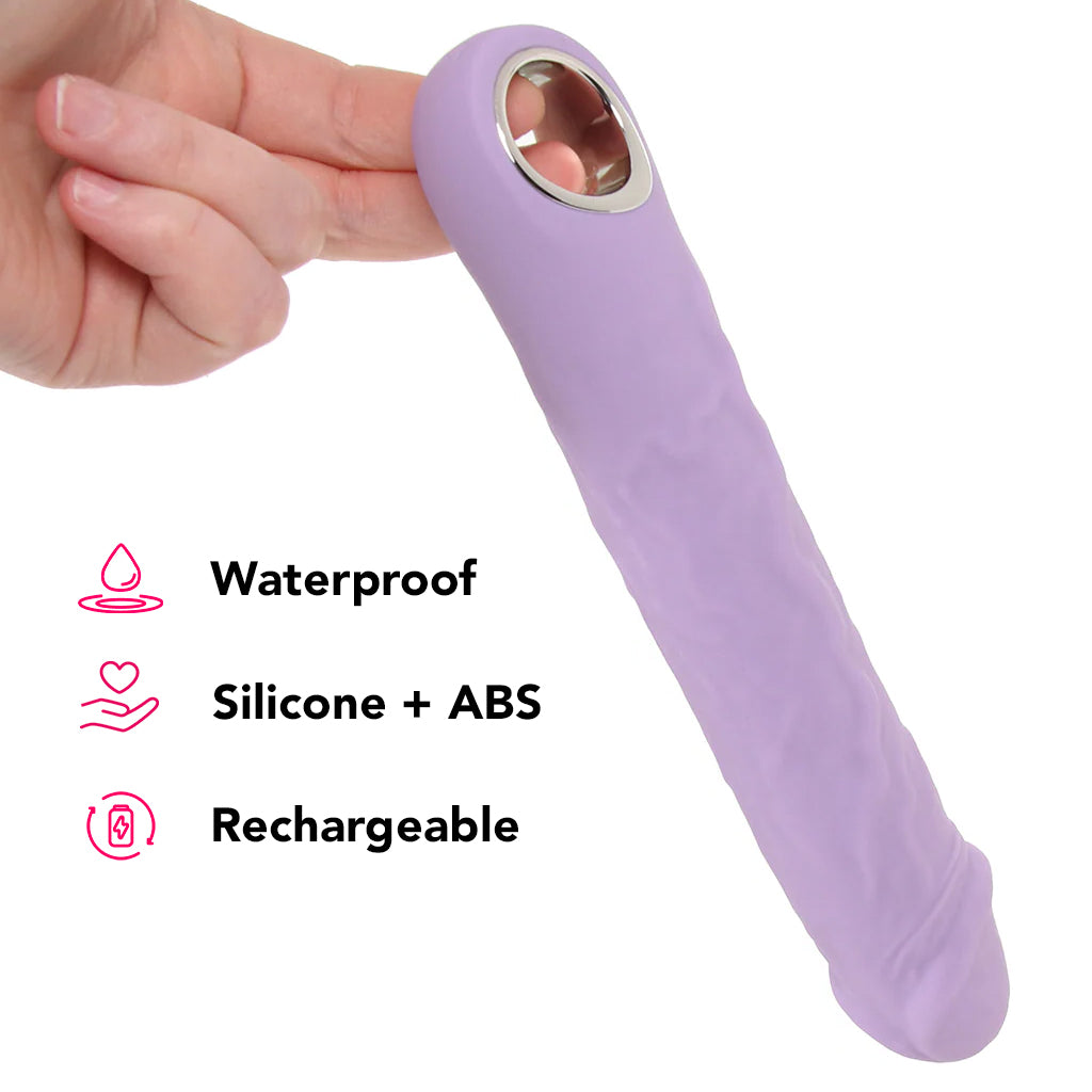 Large Purple Fantasy Vibe Vibrators > Realistic Vibrator Dildos