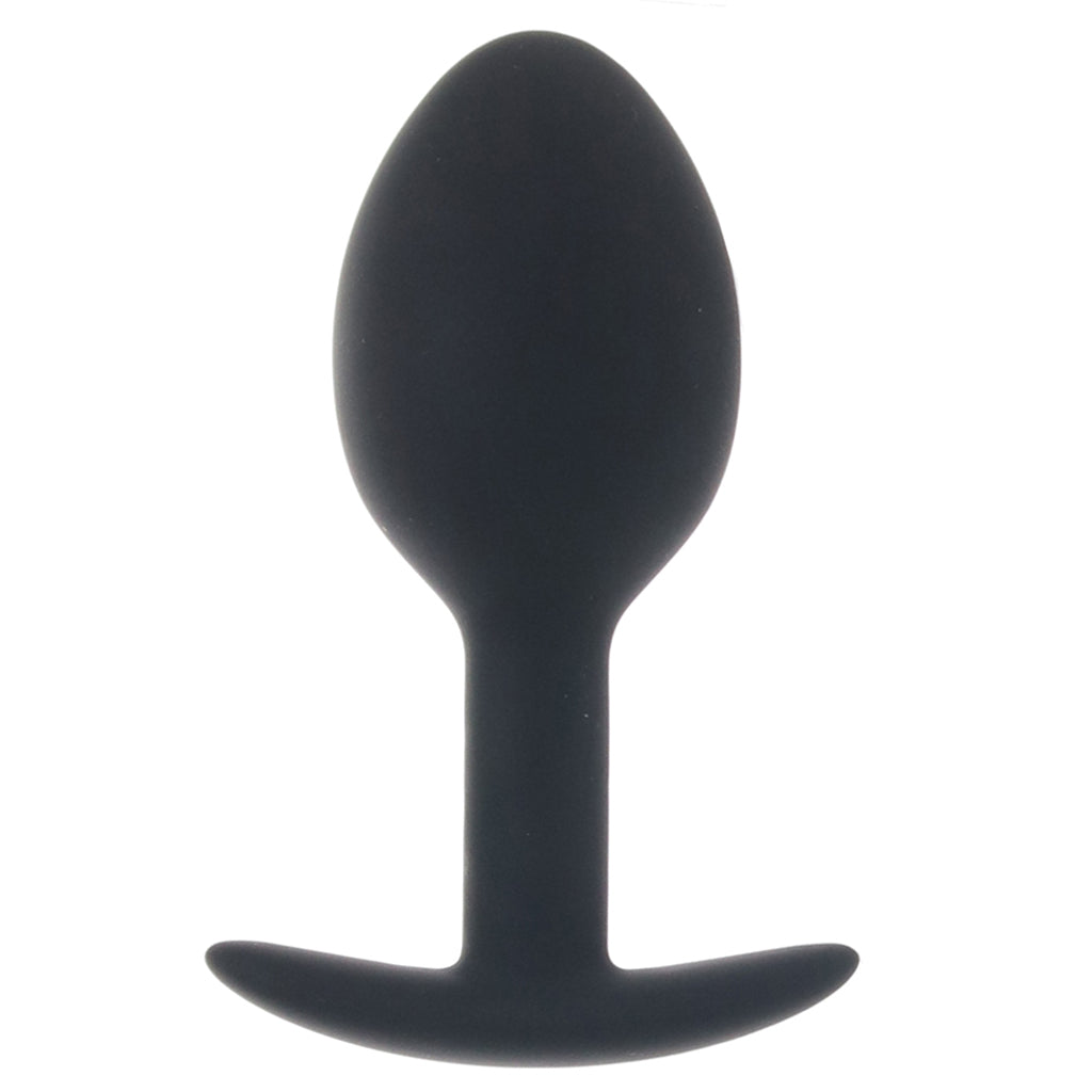 Weighted Silicone Plug Anal Sex Toys > Butt Plugs