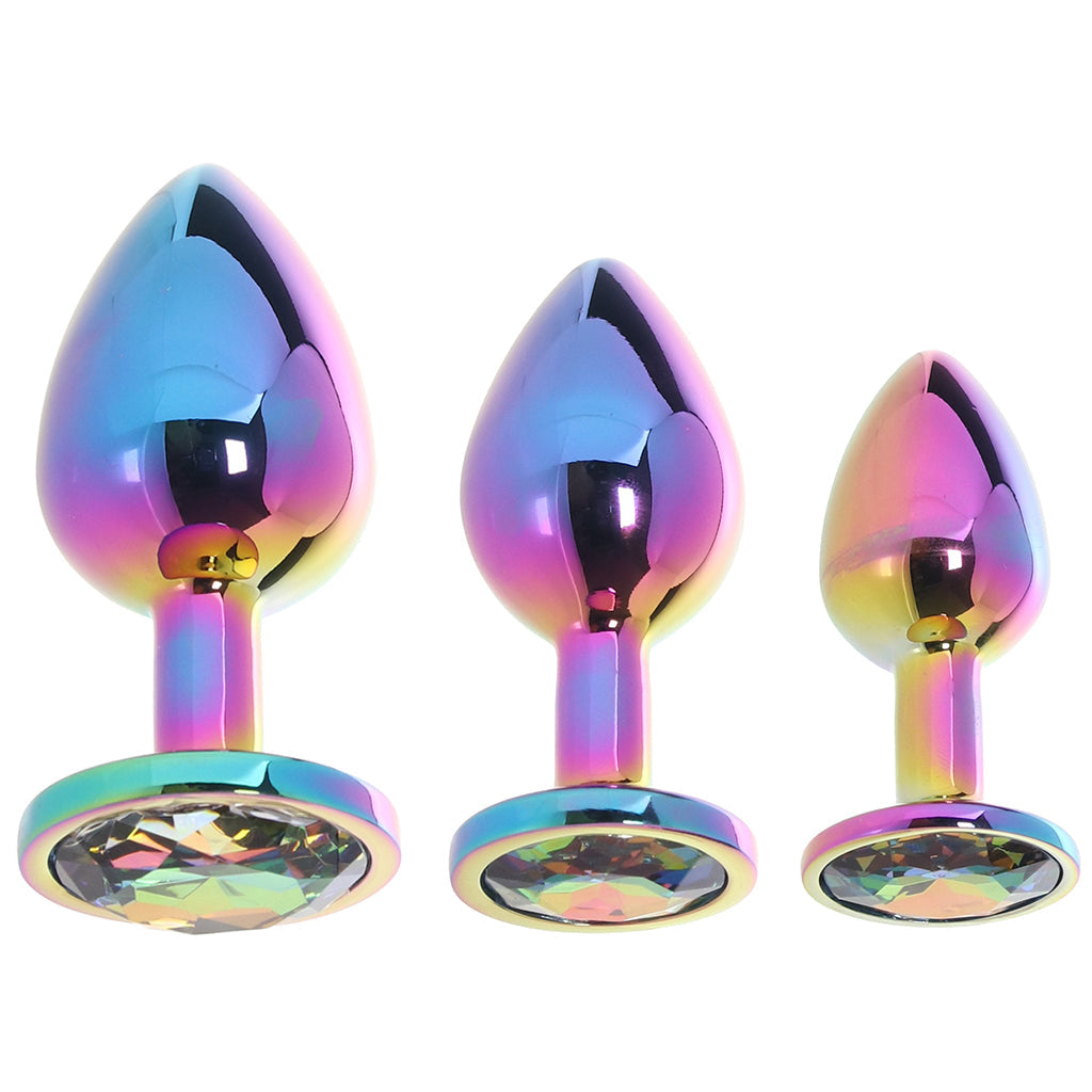 Ouch! Venice Collection Metal Anal Plug Set Anal Sex Toys > Butt Plugs